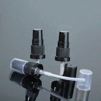 18mm 18/410 pompe en plastique de jet de lotion de noir de prix usine avec le chapeau clair