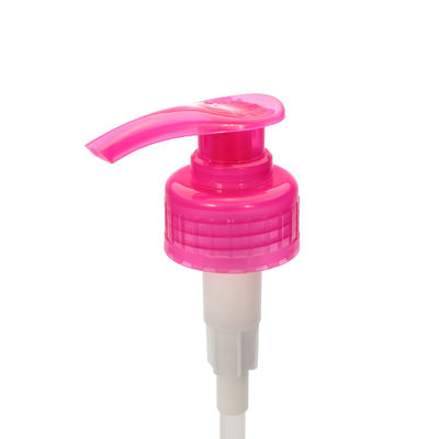 Pompe rouge de distributeur de shampooing du plastique 30Mm