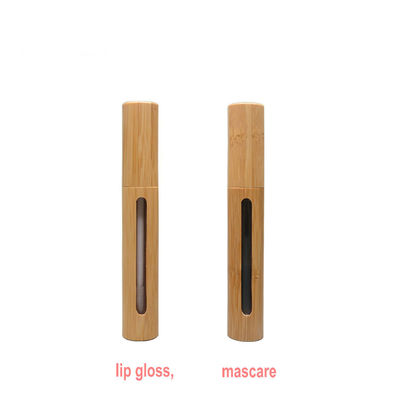 tube cosmétique en bambou de mascara de maquillage de bouteille du mascara 7ml avec la brosse de cil