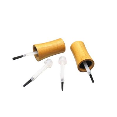 Le chapeau en bambou de bouteille de vernis à ongles d'ISO2000 13mm 15mm composent la bouteille en verre cosmétique