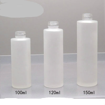 150ml a givré la bouteille en verre avec la peau cosmétique en bambou de soin de pompe de conteneur de lotion