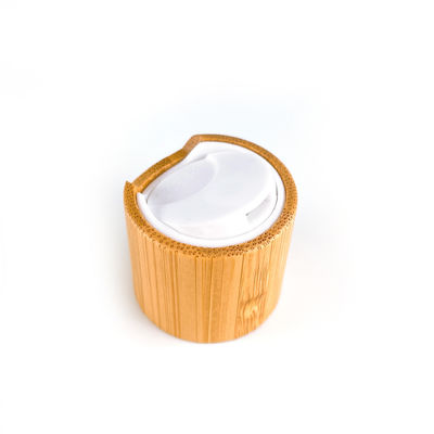 Fermetures de la 20/410 de disque en bambou naturel d'emballage bouteille en bois supérieures de Consmetic