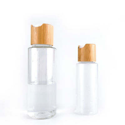 Fermetures de la 20/410 de disque en bambou naturel d'emballage bouteille en bois supérieures de Consmetic