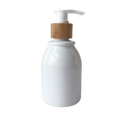 250ml a givré la bouteille d'ANIMAL FAMILIER d'Amber Cosmetic avec la pompe en bambou