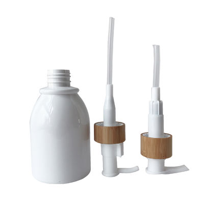 250ml a givré la bouteille d'ANIMAL FAMILIER d'Amber Cosmetic avec la pompe en bambou