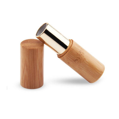 cosmétique en bambou de conteneur vide de tube de rouge à lèvres de 12.1mm favorable à l'environnement
