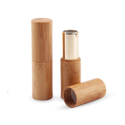 cosmétique en bambou de conteneur vide de tube de rouge à lèvres de 12.1mm favorable à l'environnement