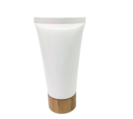 Pompe en bambou noire blanche de lotion d'ANIMAL FAMILIER de soins de la peau de shampooing de bouteille de pompe en plastique de lotion