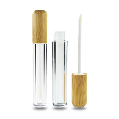Tube en bambou écologique vide de rouge à lèvres de lustre de la lèvre 6ml pour le conteneur cosmétique