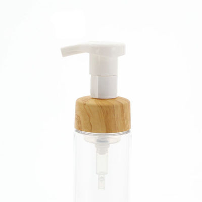 43/415 nouveau dosage d'aperçu gratuit de conception de produits cosmétiques pompe en bambou de mousse de 0,8 cc
