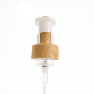43/415 nouveau dosage d'aperçu gratuit de conception de produits cosmétiques pompe en bambou de mousse de 0,8 cc