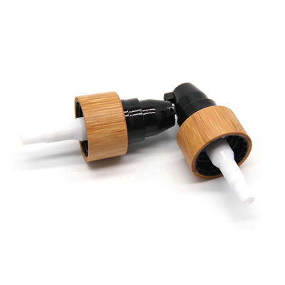 Couvercle en bambou de tête cosmétique de haute qualité de pulvérisateur pour des pots de bouteilles en verre