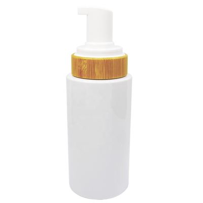 Pompe de mousse de savon de liquide du cosmétique 43mm avec le bambou pour la bouteille qui respecte Envoironmet